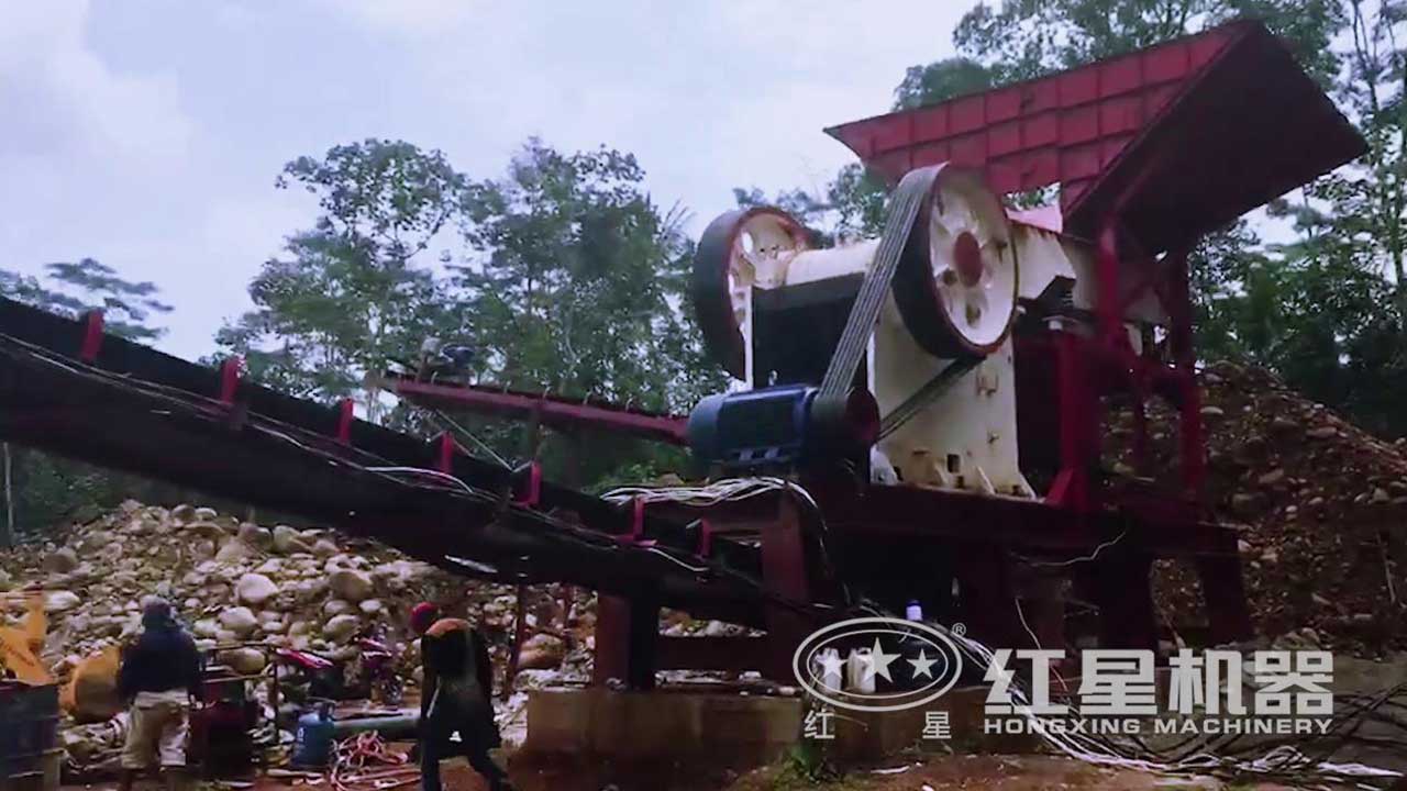 时产150吨破碎生产线视频-印尼客户现场